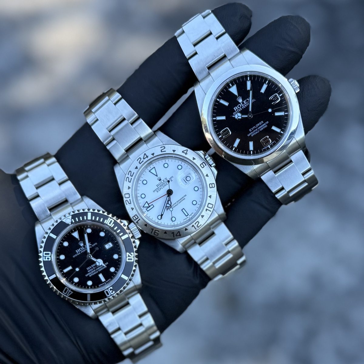 Rolex Sea-Dweller, Explorer II, and Explorer bought at Latin American Pawn Shop